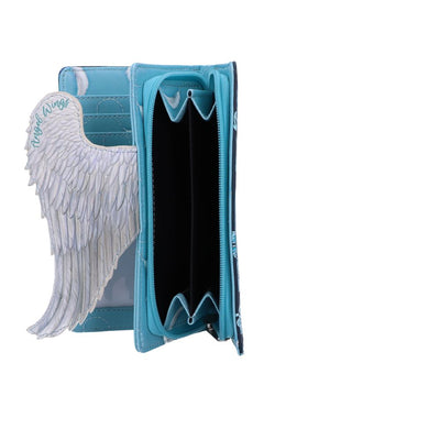Angel Wings Embossed Purse 18.5cm