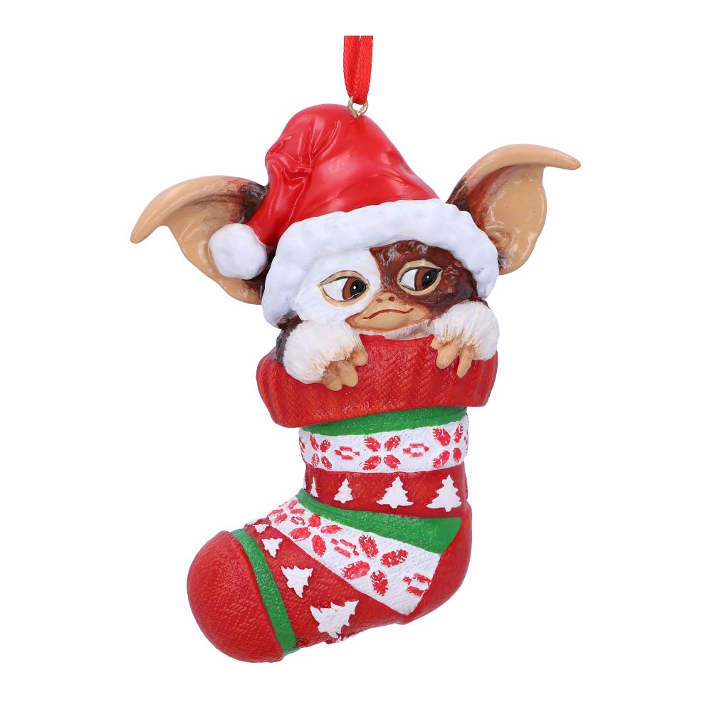 Gremlins Gizmo in Stocking Hanging Ornament 12cm
