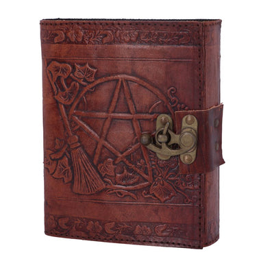 Pentagram Leather Emboss Journal+Lock(SIW)