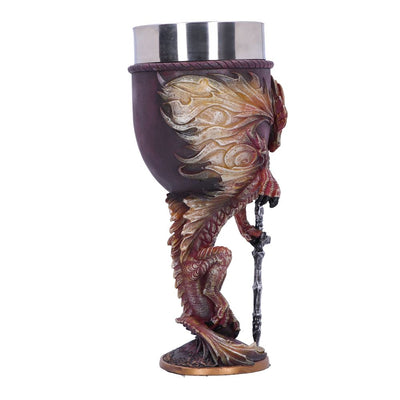 Flame Blade Goblet by Ruth Thompson 17.8cm