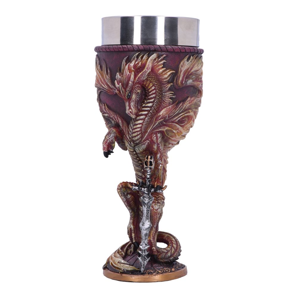 Flame Blade Goblet by Ruth Thompson 17.8cm