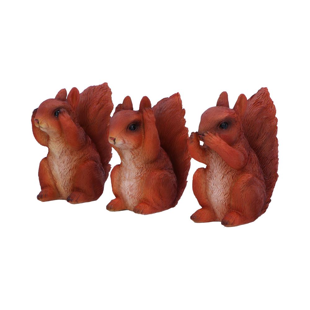 Three Wise Squirrels 9cm Ornament