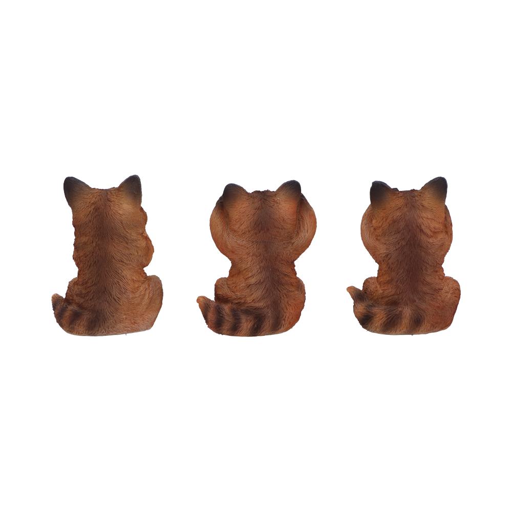 Three Wise Foxes 8.5cm Ornament