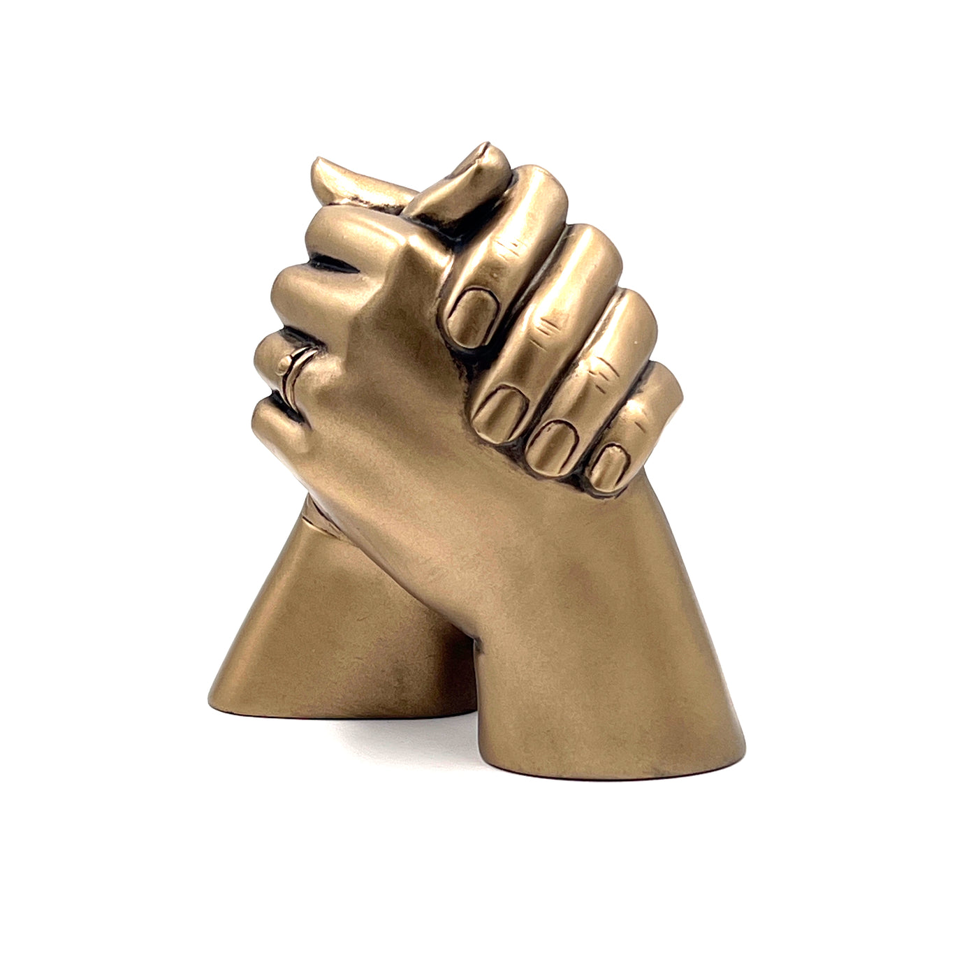 Marriage Hands, Cold Cast Bronze Sculpture - Ornament
