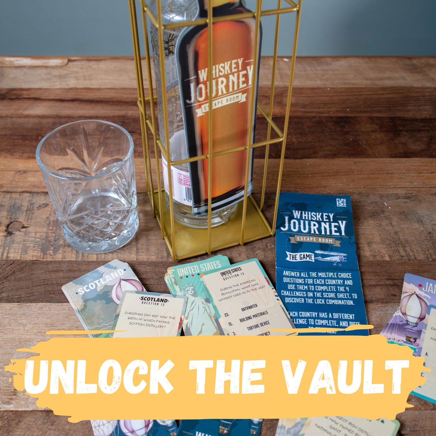 Whiskey Escape Room Game