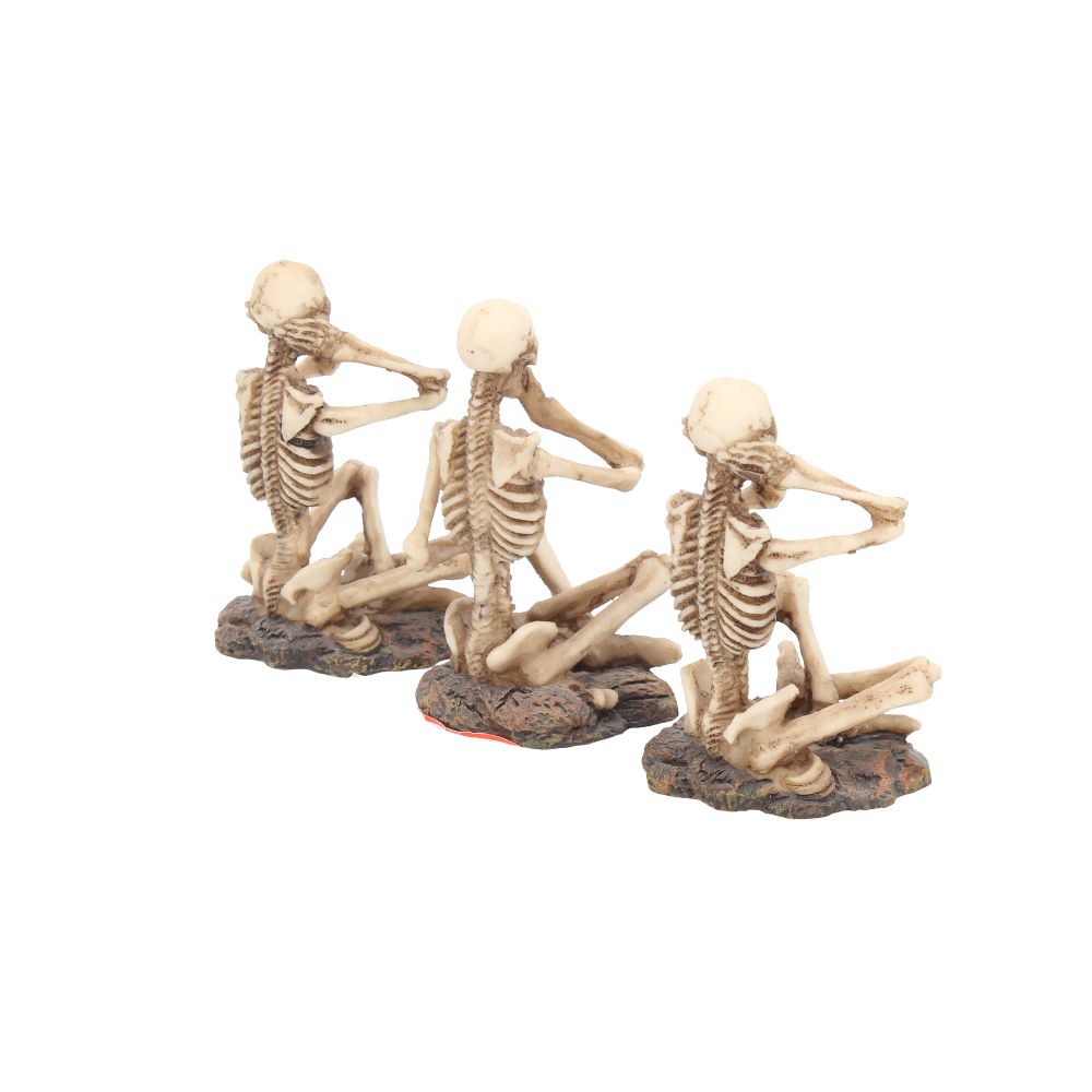 See No, Hear No, Speak No Skeletons(Set 3)8.5cmP6 Ornament