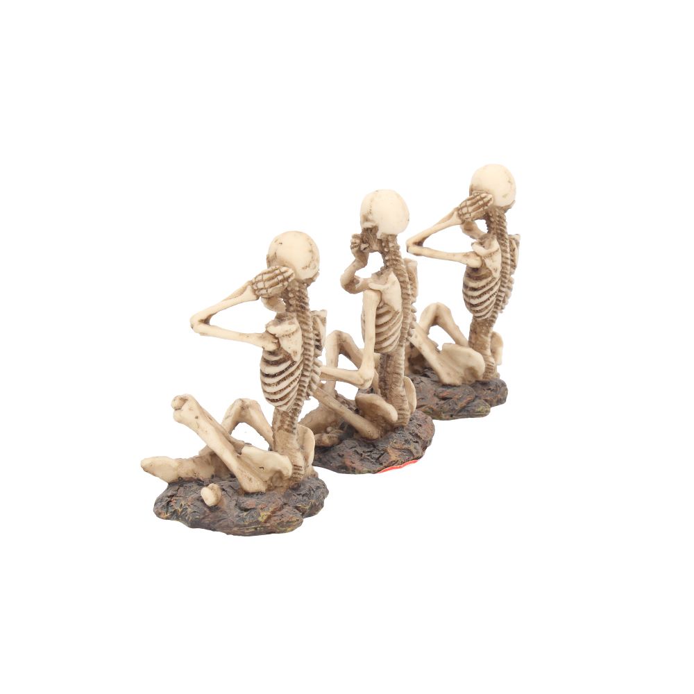See No, Hear No, Speak No Skeletons(Set 3)8.5cmP6 Ornament