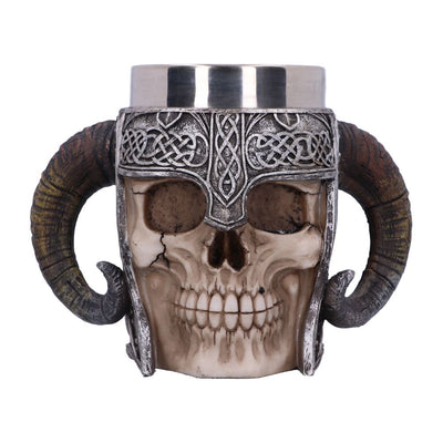 Viking Skull Tankard 19cm