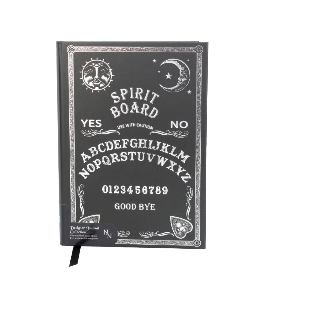 Embossed Journal Black and White Spirit Board 17cm