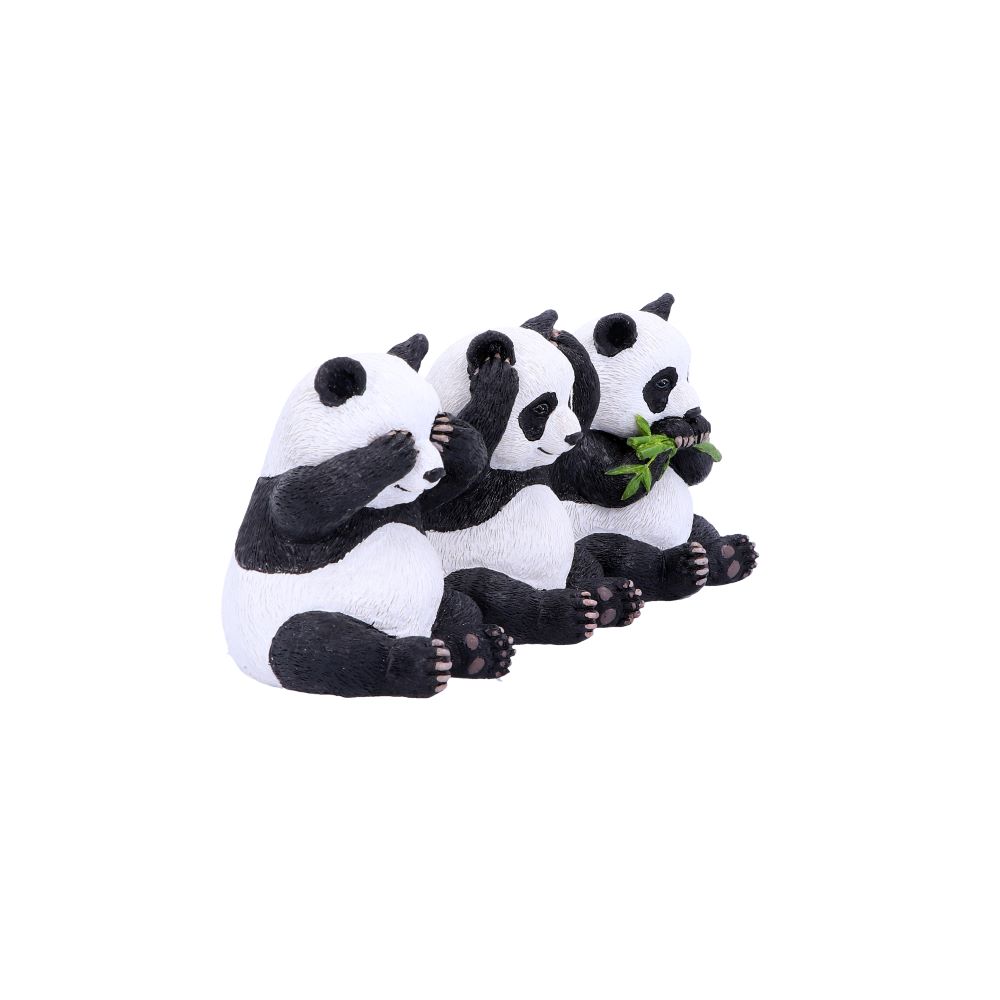 Three Wise Pandas 8.5cm Ornament