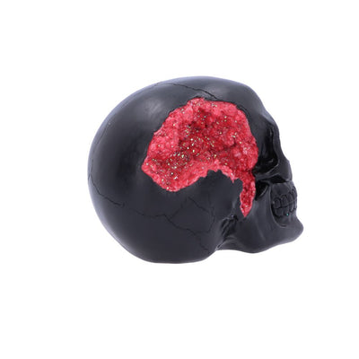 Geode Skull Red 17cm Ornament
