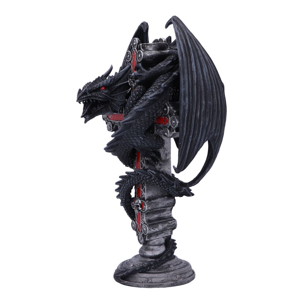 Gothic Guardian Candle Holder (AS) 26.5cm