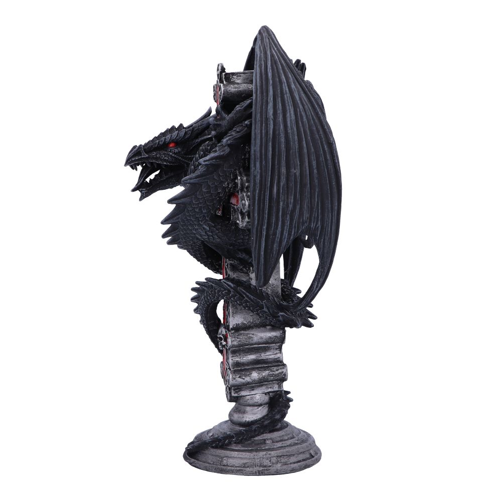 Gothic Guardian Candle Holder (AS) 26.5cm