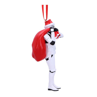 Stormtrooper Santa Sack Hanging Ornament 13cm