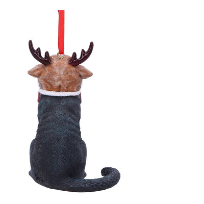 Reindeer Cat Hanging Ornament (LP) 9cm