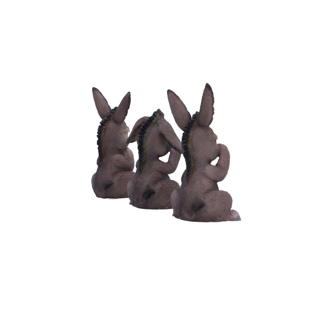 Three Wise Donkeys 11cm Ornament