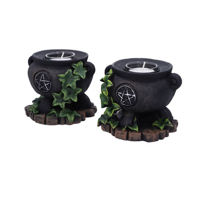 Ivy Cauldron Candle Holder 11cm (Set of 2)