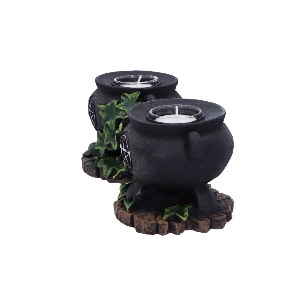 Ivy Cauldron Candle Holder 11cm (Set of 2)