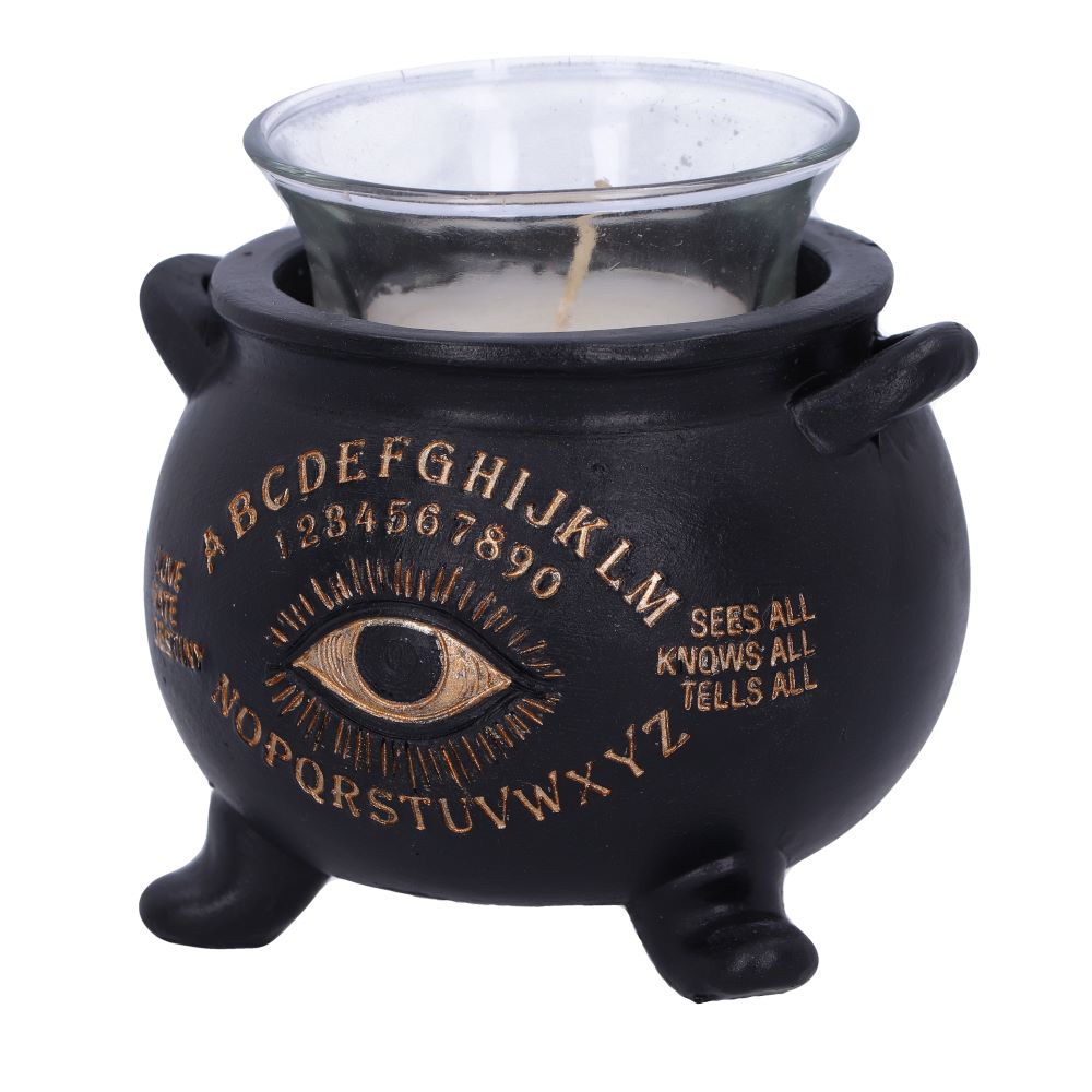 All Seeing Cauldron Candle Holder 9cm
