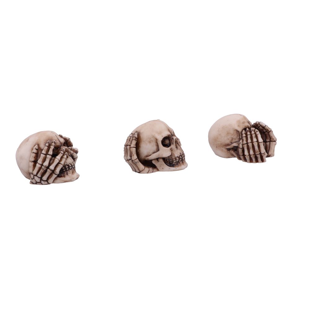 Three Wise Skulls 7.6cm Ornament