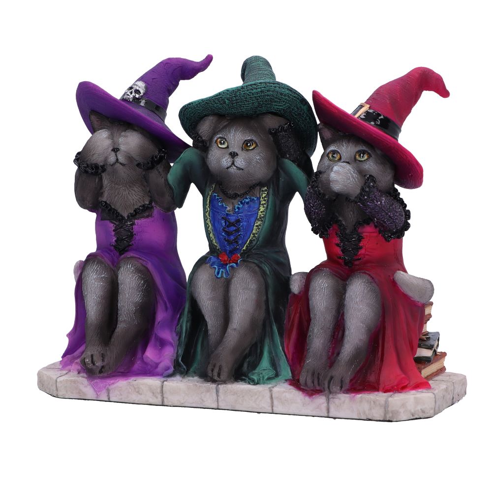Three Wise Witchy Kittys 15.3cm Ornament