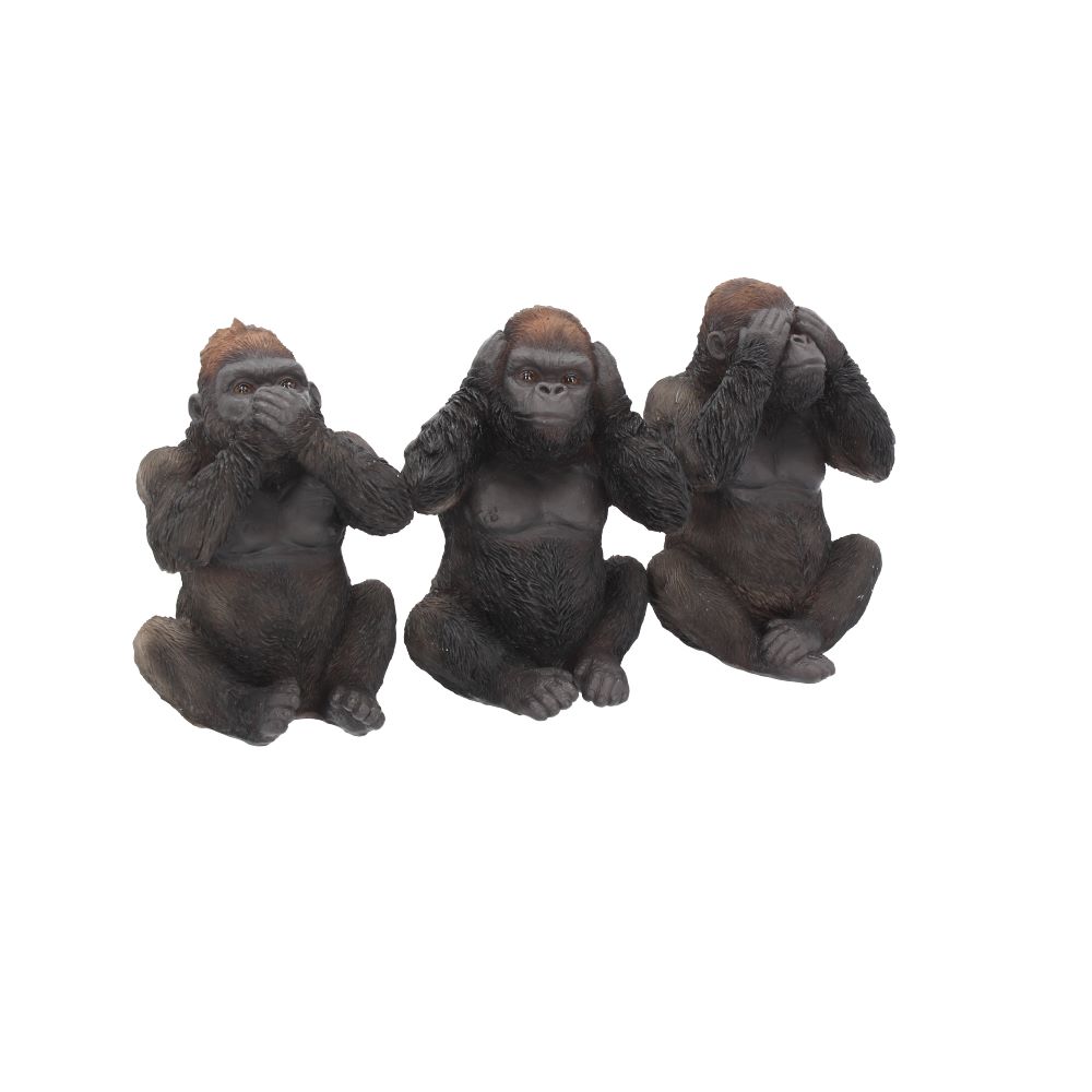 Three Wise Gorillas 13cm Ornament
