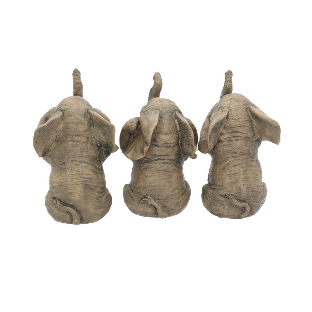 Three Wise Elephants 16cm Ornament
