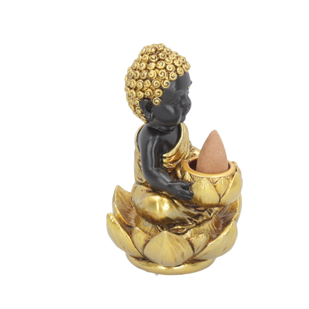 Baby Buddha Backflow Incense Burner 10.3cm