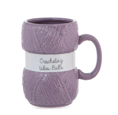 Crochet Mug - Crocheting Takes Balls
