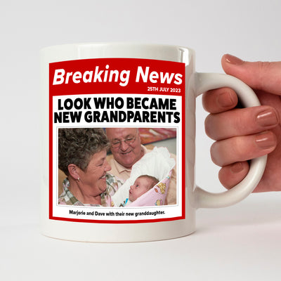Personalised Newspaper Design Jumbo Mug