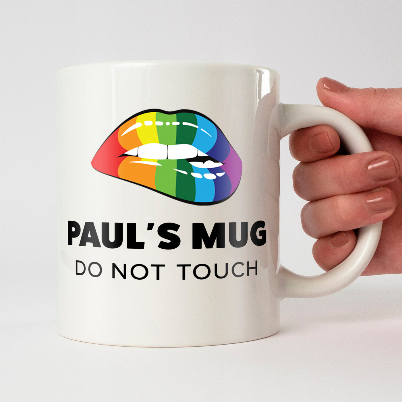 Personalised Pride Lips - Jumbo 20oz 1 Pint Mug