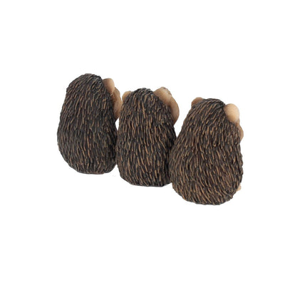 Three Wise Hedgehogs 9cm Ornament