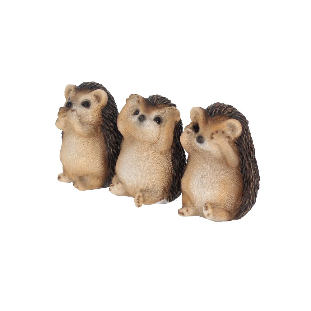 Three Wise Hedgehogs 9cm Ornament