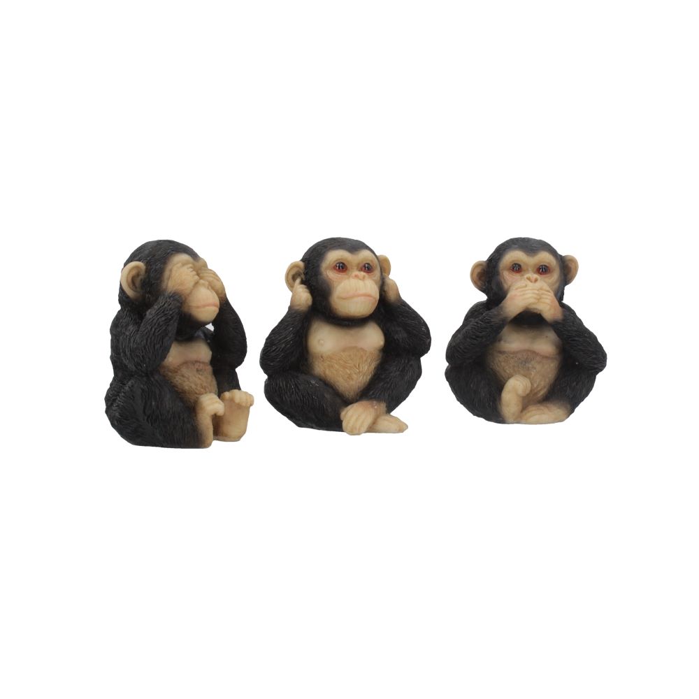 Three Wise Chimps 8cm Ornament