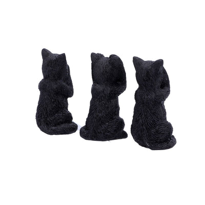 Three Wise Felines 8.5cm Ornament