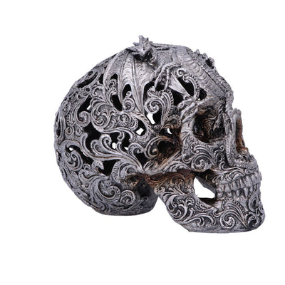 Cranial Drakos (Silver) 19.5cm Ornament