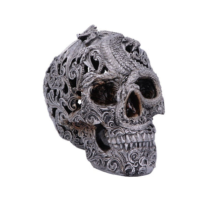 Cranial Drakos (Silver) 19.5cm Ornament