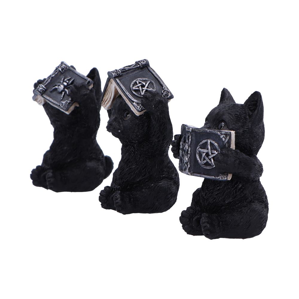 Three Wise Spell Cats 8.5cm Ornament