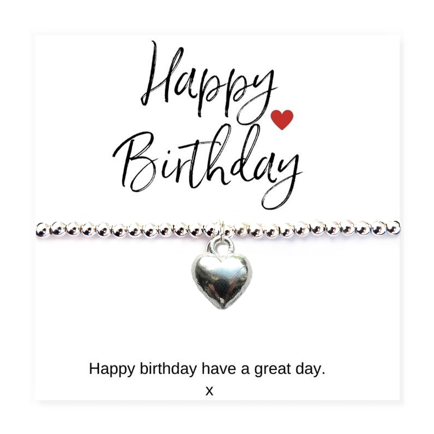 Happy Birthday Bracelet and Gift Card