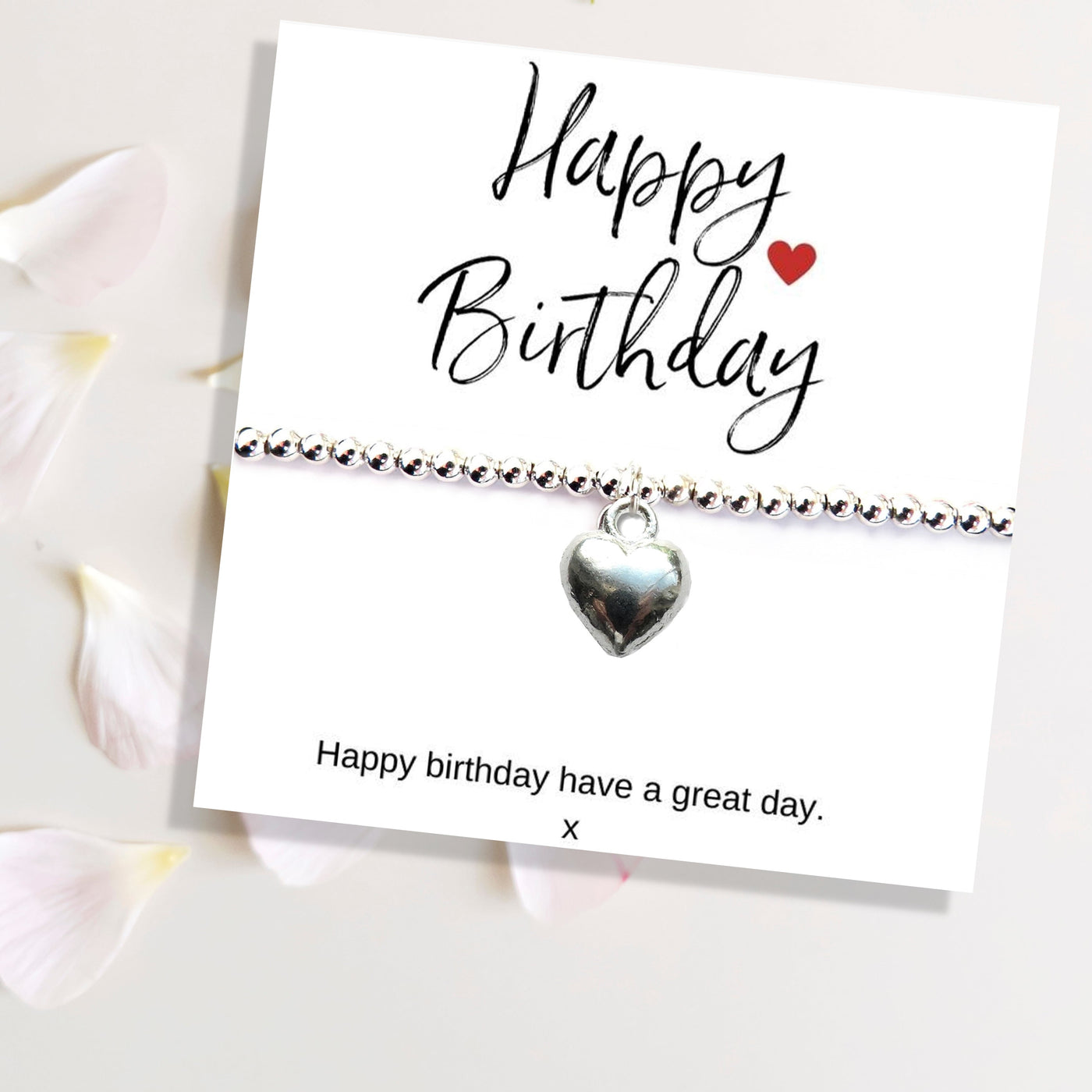 Happy Birthday Bracelet and Gift Card