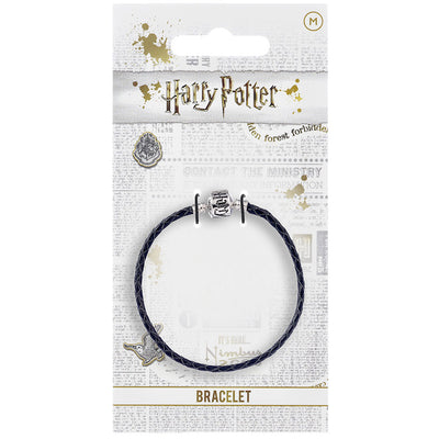 Harry Potter Leather Charm Bracelet Black M