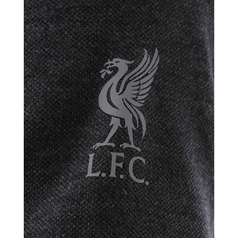 Liverpool FC Neon Panel Polo Mens Charcoal Medium