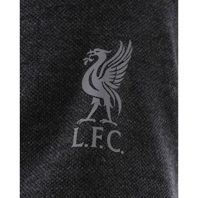 Liverpool FC Neon Panel Polo Mens Charcoal Small