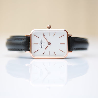 Ladies Architect Lille Watch - Brilliant White - Modern Font Engraving