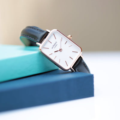Ladies Architect Lille Watch - Brilliant White - Modern Font Engraving