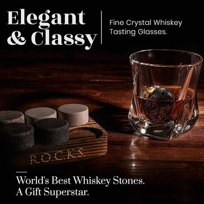 The Connoisseur's Set - Twist Whiskey Glass Edition - TwoBeeps.co.uk