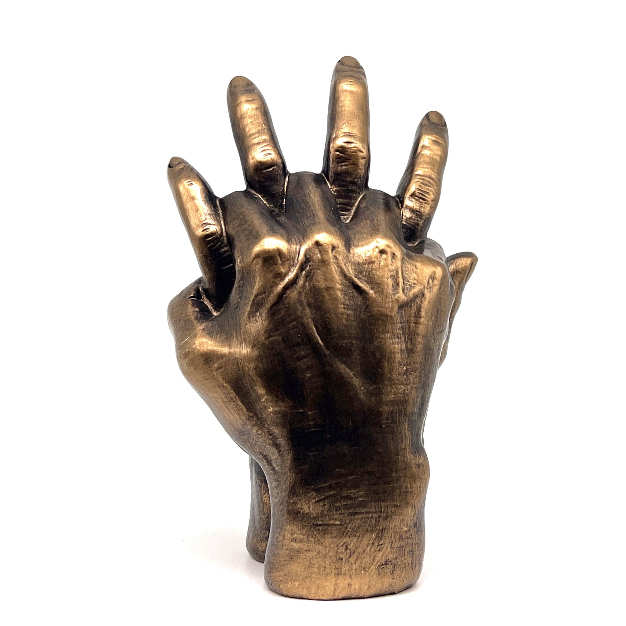 Bronze Effect Holding Hands Sculpture