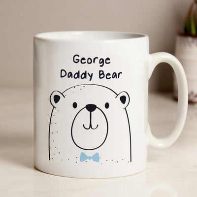 Personalised Daddy Bear Mug - TwoBeeps.co.uk