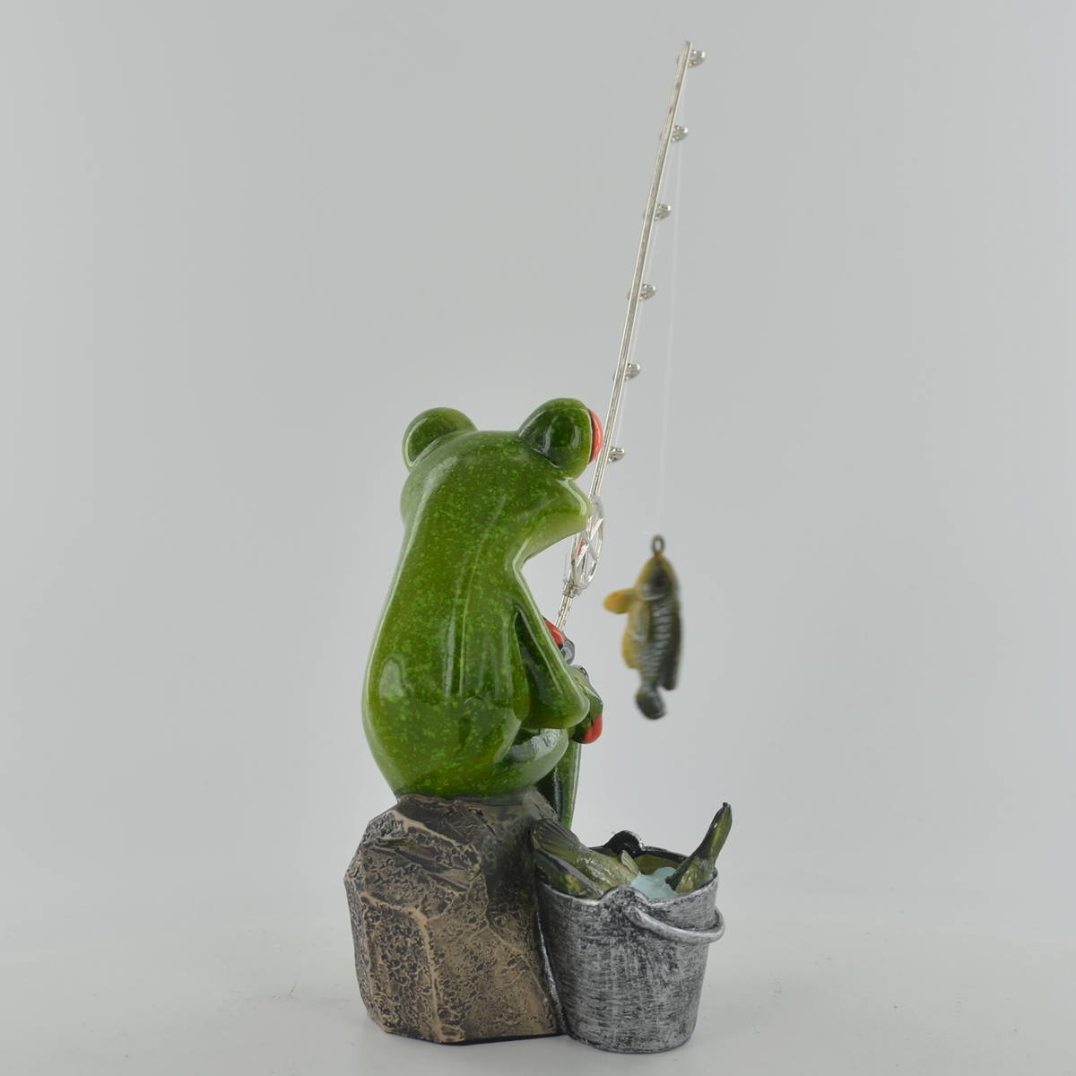 Comical Frog Ornament - Reel them in