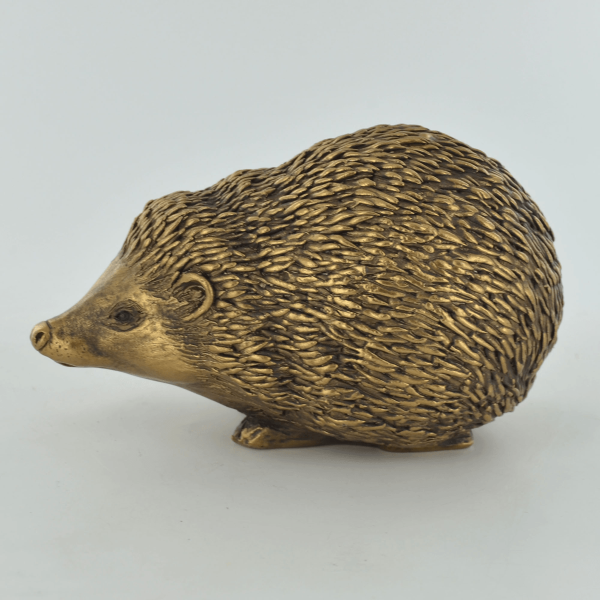 Bronze Effect Hedgehog Ornament - TwoBeeps.co.uk